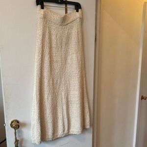 Knit Cream Skirt